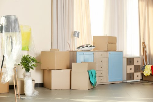 Illustration representing accessible moving services in Pimlico
