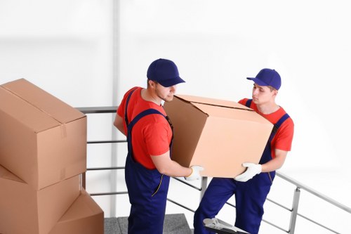Secure packing and loading for a Pimlico house move