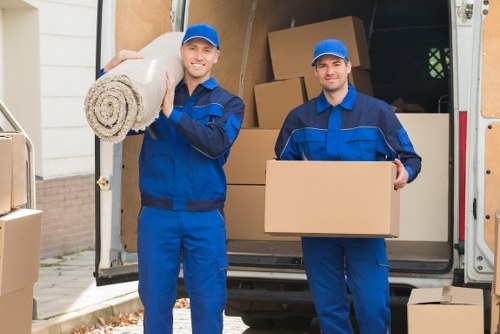 Local moving team assisting with furniture transport in Pimlico