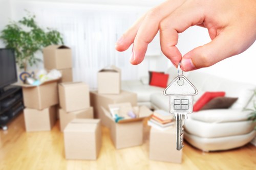 Urgent same day removals service in Pimlico with moving van and boxes