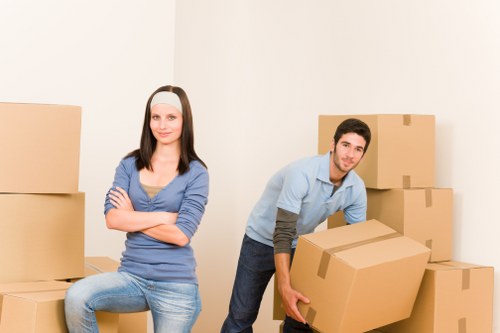 Packing and loading furniture for a Pimlico house or flat move