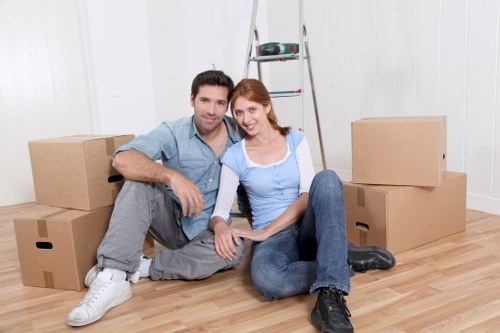 Careful loading of valuable belongings by a Pimlico removal company