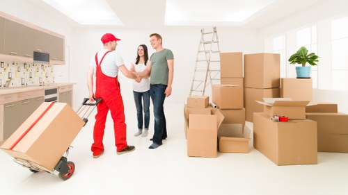 Professional office removal service handling furniture and IT items in Pimlico