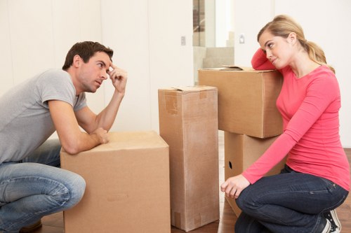 Safe and insured moving team working on a Pimlico removal job