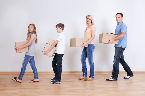 Large commercial office removals process in central London