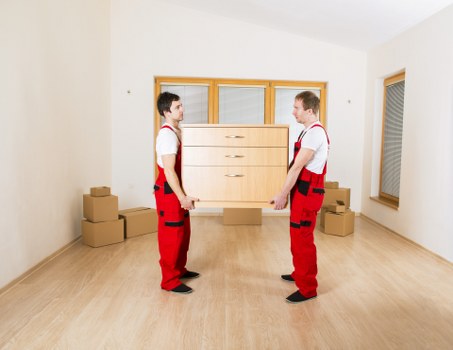 Professional furniture collection in a Pimlico residential area